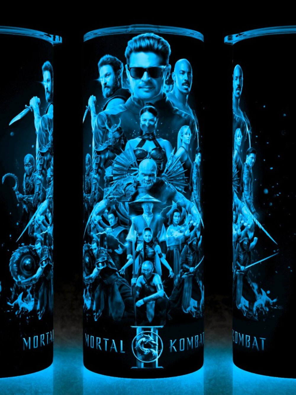 Glow in the Dark Mortal Kombat 2  2026 Movie Cup Mug Tumbler 20oz